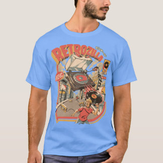 Retro Soundzilla Black T Shirt