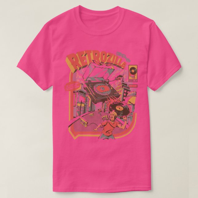 Retro Soundzilla T Shirt (Design framsida)