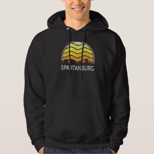 Retro South Carolina City Spartanburg Visitors Him Hoodie