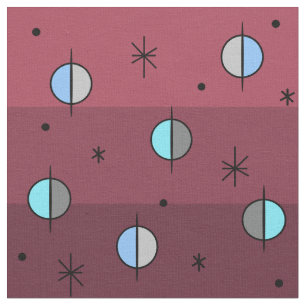 Retro Space-åldersplanet Startar Maron Tyg