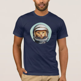 Retro Space-katt T-shirt