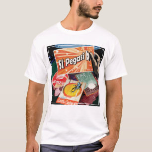 Retro Space Poster-Exoplanet Discovery 51 Pegasi B T Shirt