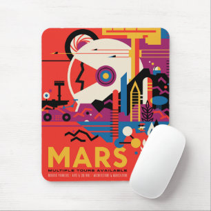 Retro Space Poster - Mars Exploration Program. Musmatta