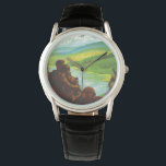 Retro Space Travel Poster-An Earth Science Uppdrag Armbandsur<br><div class="desc">Varm,  blöt och med en atmosfär som bara är höger är jorden det enda ställe vi känner till med livet,  och mycket av det. Jordvetenskapen uppdrag övervaka vår hemplanet och hur den förändras så att den kan fortsätta att tillhandahålla en säker fristad när vi når djupare in i kosmos.</div>