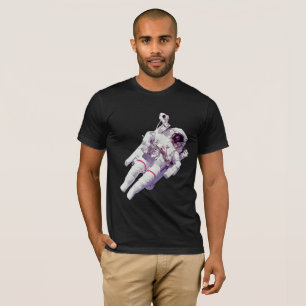 Retro Spacewalker: Astronaut Flyter T Shirt