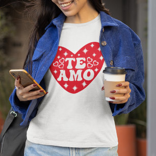 Retro Spanska i Kärlek, du får Amo Red Valentine T Shirt