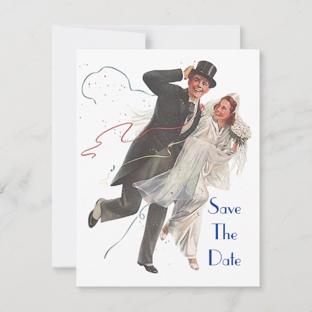 Retro SPARA DATUM MEDDELANDE EZ för att anpassa (Framsida)