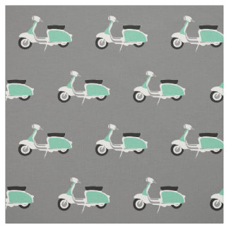 Retro sparkcykel utskrivavet tyg vid Rupert &