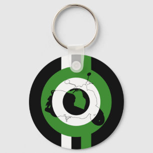 Retro sparkcykelmod Keychain Nyckelring