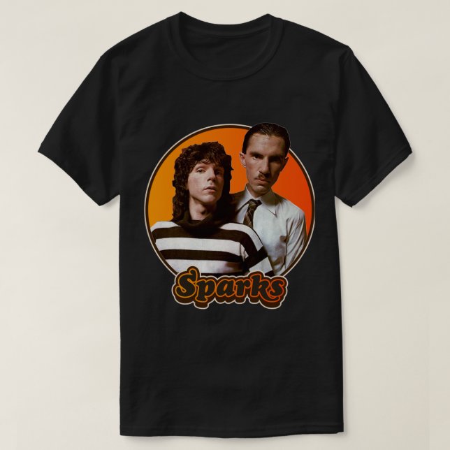 Retro Sparks Band Tribute Classic T-Shirt (Design framsida)