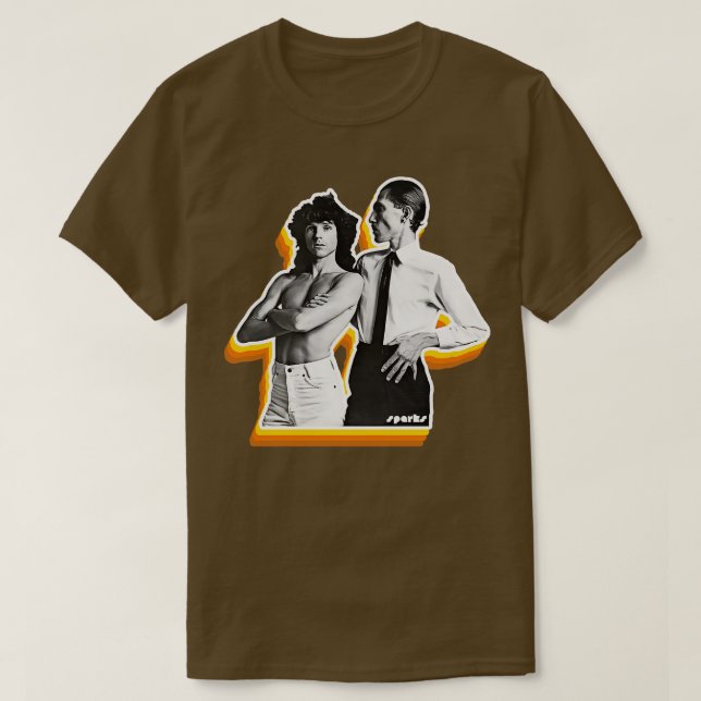 Retro Sparks Tona Art T Shirt (Design framsida)
