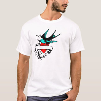 Retro Sparrowtatueringskjorta T Shirt