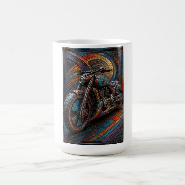 Retro Spectrum Cruiser Mosaik Art Mugg (Center)
