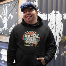 Retro-spel åldern som Bra Vin - videospel Hoodie