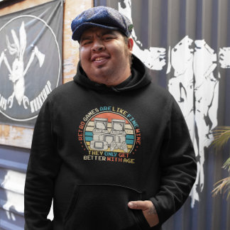 Retro-spel åldern som Bra Vin - videospel Hoodie
