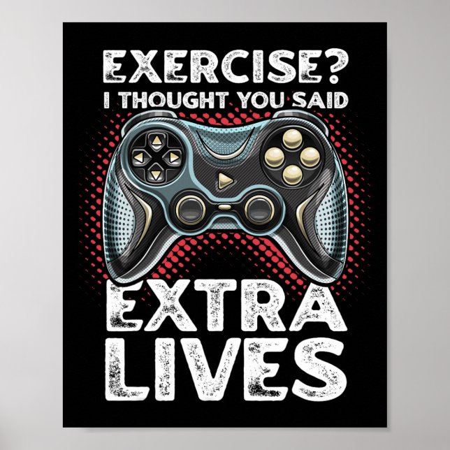 Retro-spel för bildspelskontrollen i Extra är ett  Poster (Framsidan)