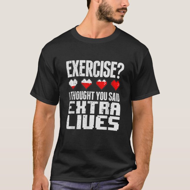 Retro-spel för bildspelskontrollen i Extra är ett  T Shirt (Framsida)