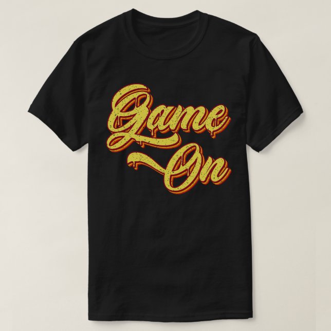 Retro-spel på typografi t shirt (Design framsida)