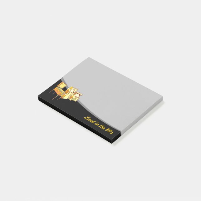 Retro-spel Post-it Block (Vinklad)