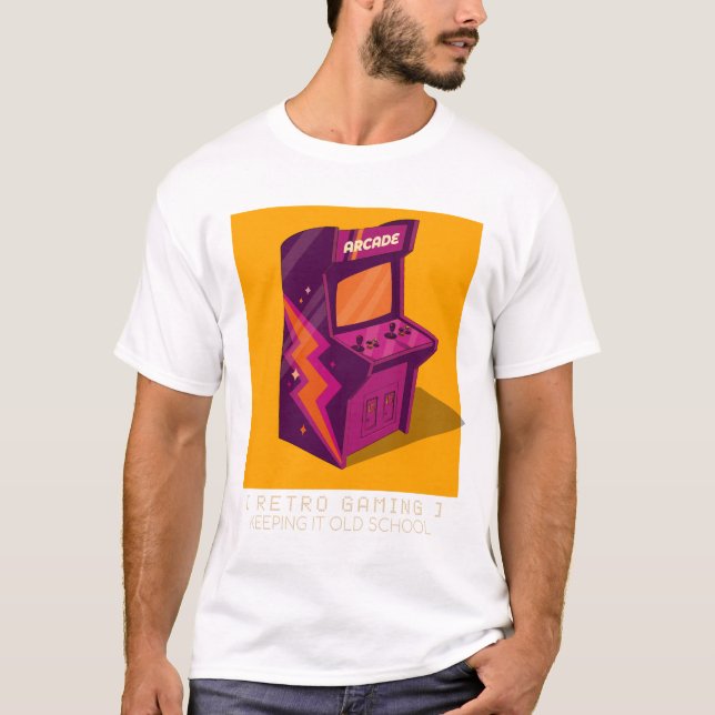 Retro-spel T Shirt (Framsida)