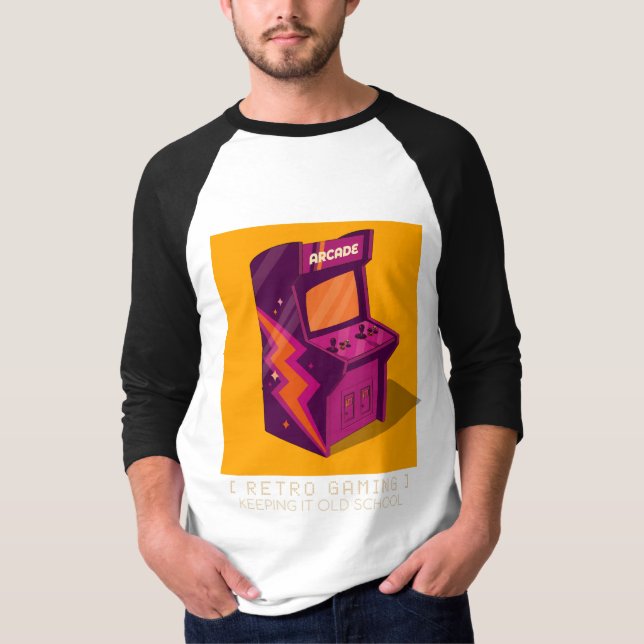 Retro-spel T Shirt (Framsida)