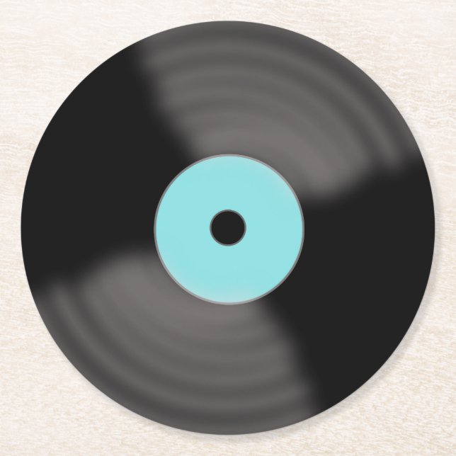 Retro Spela in Pappert Underlägg för Drink Party (Framsidan)