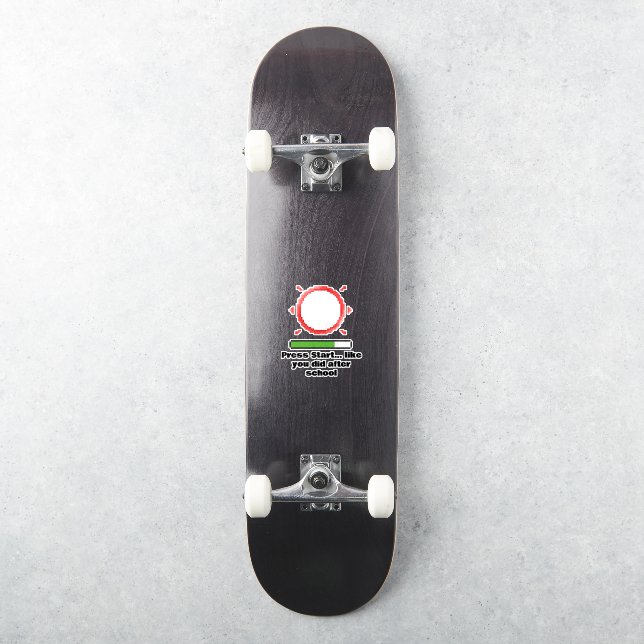 Retro spelarcitat klistermärken (Skateboard)