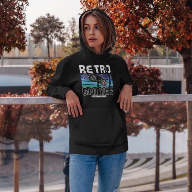 Retro-spelare - Vintagens videospel Hoodie (Skapare uppladdad)