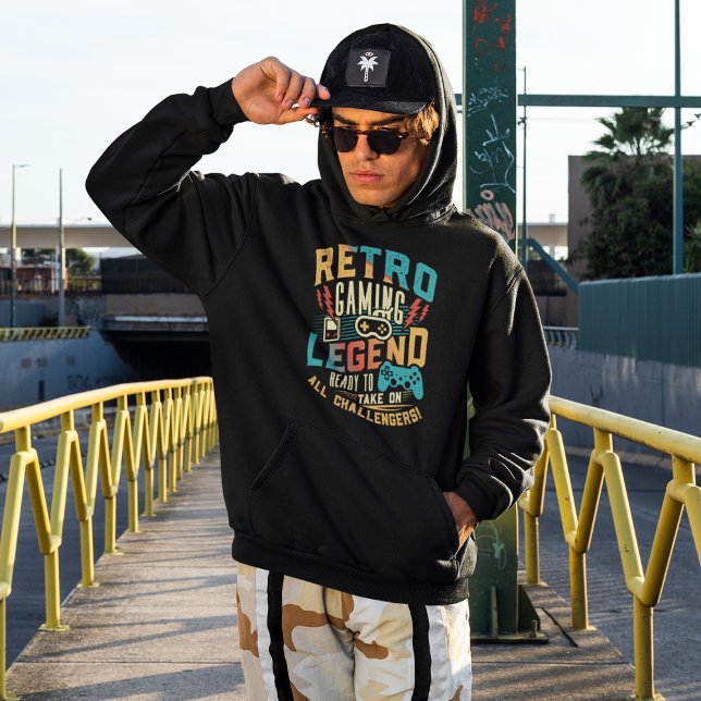 Retro-spelförklaring - Videospel Hoodie (Skapare uppladdad)