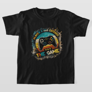 Retro spelkontroll Vintage grafisk design T Shirt