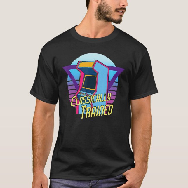 Retro-spelvideospel citerar spelare Klassiskt T Shirt (Framsida)