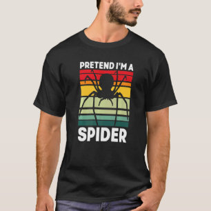 Retro Spider Arachnophile Spindelnät Arachnids T Shirt