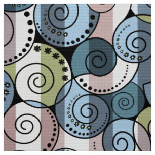 Retro, spiral tyg
