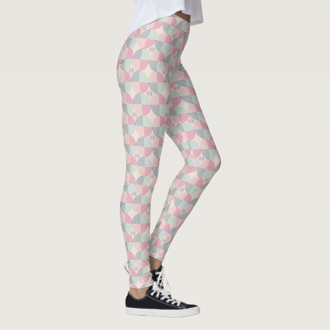 Retro Spiral Vibes Leggings (Höger)