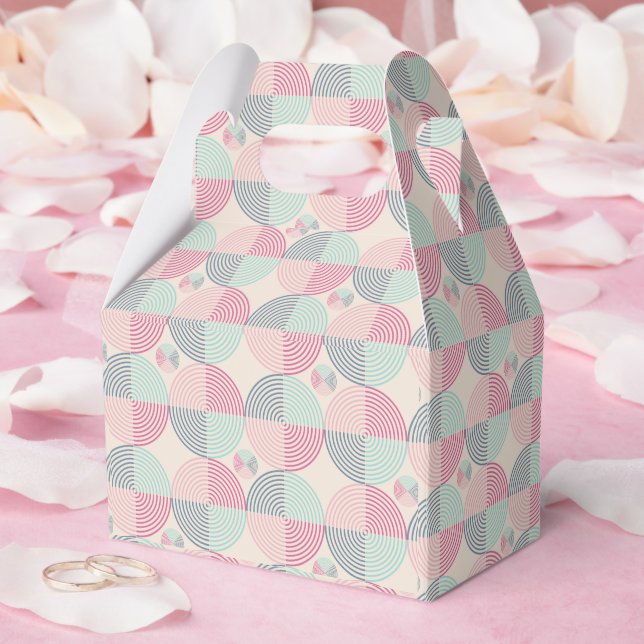 Retro Spiral Vibes Presentaskar (Bröllop)