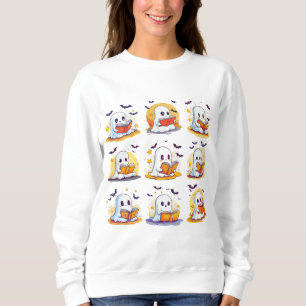 Retro spökbokläsning – Söt och kuslig bok T Shirt