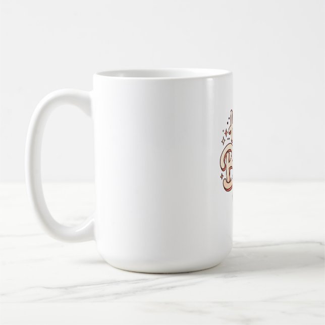 Retro spöke "Hej Buske!" Kaffemugg (Vänster)