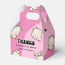 Retro spöken barn Halloween födelsedagsfirande Presentaskar