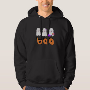 Retro spökgast höst Autumn Svart Hoodie