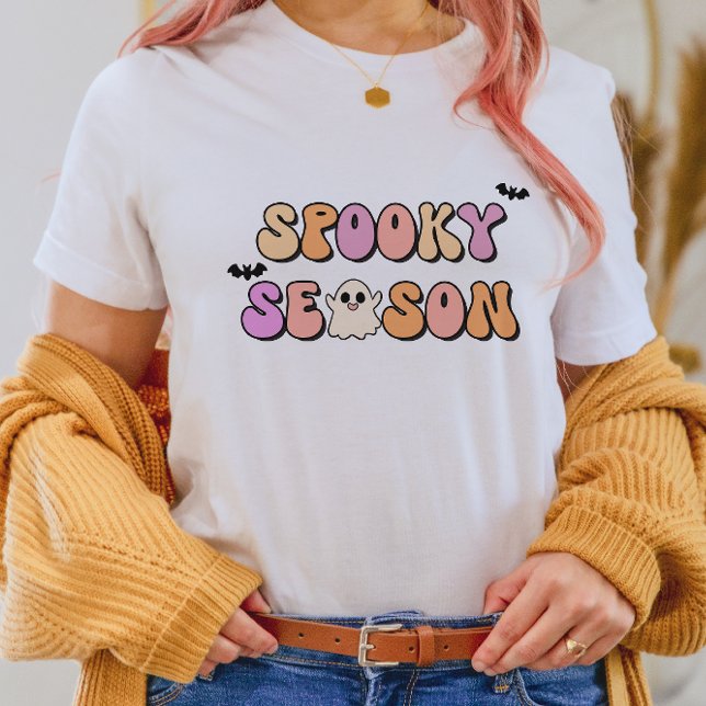 Retro Spooky Season T Shirt (Skapare uppladdad)