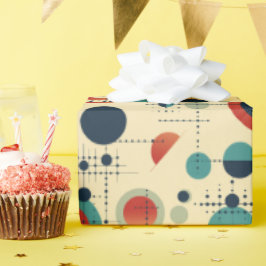 Retro Spots and Dots Presentpapper