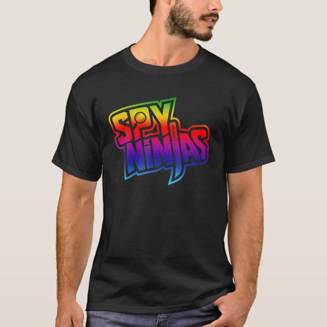 Retro Spy-Ninja Classic Arts Rain.Bows Essential V T Shirt (Framsida)
