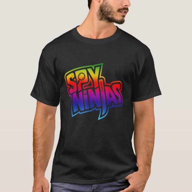 Retro Spy-Ninja Classic Arts Rainbows Essential Vi T Shirt (Framsida)