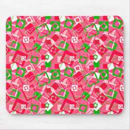 Retro Squares Mönster Musmatta