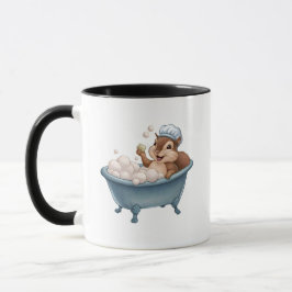 Retro Squirrel Baby Shower Mugg