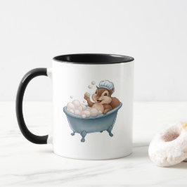 Retro Squirrel Baby Shower Mugg