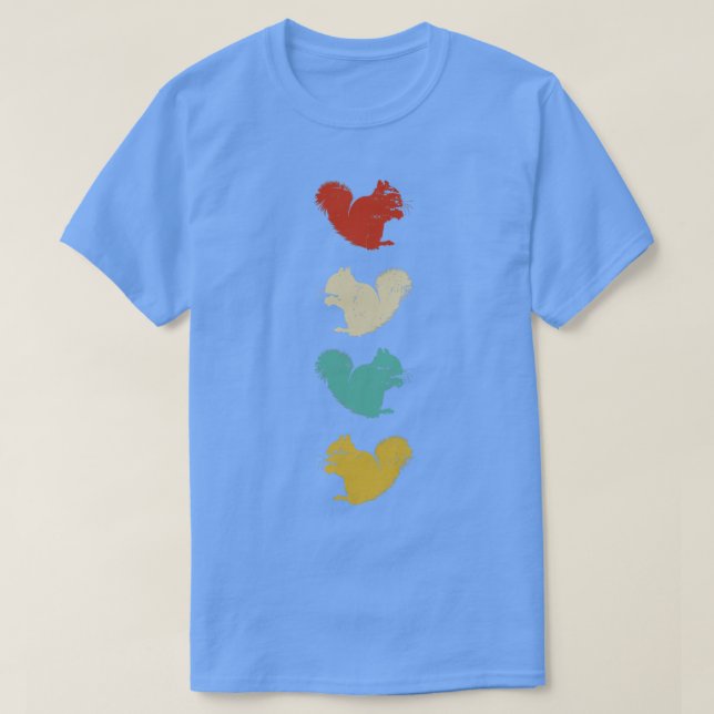 Retro Squirrel T Shirt (Design framsida)