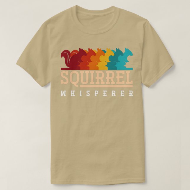 Retro Squirrel Whisperer Animal Gift Squirrel T Shirt (Design framsida)