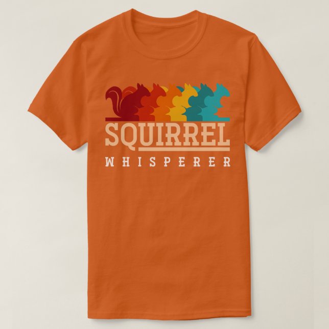 Retro Squirrel Whisperer Animal Gift Squirrel T Shirt (Design framsida)