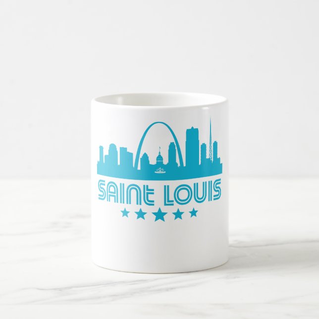 Retro St Louis horisont Kaffemugg (Center)